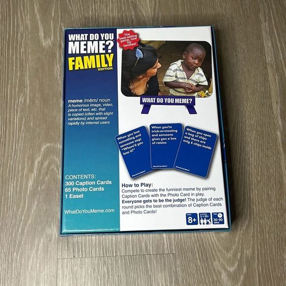 What Do You Meme? Family Edition Card Game Hilarious Party Social Activity - Picture 3 of 3